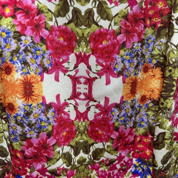 Maggy London Pink Floral Sleeveless Sundress, Size 6. - Picture 3 of 7